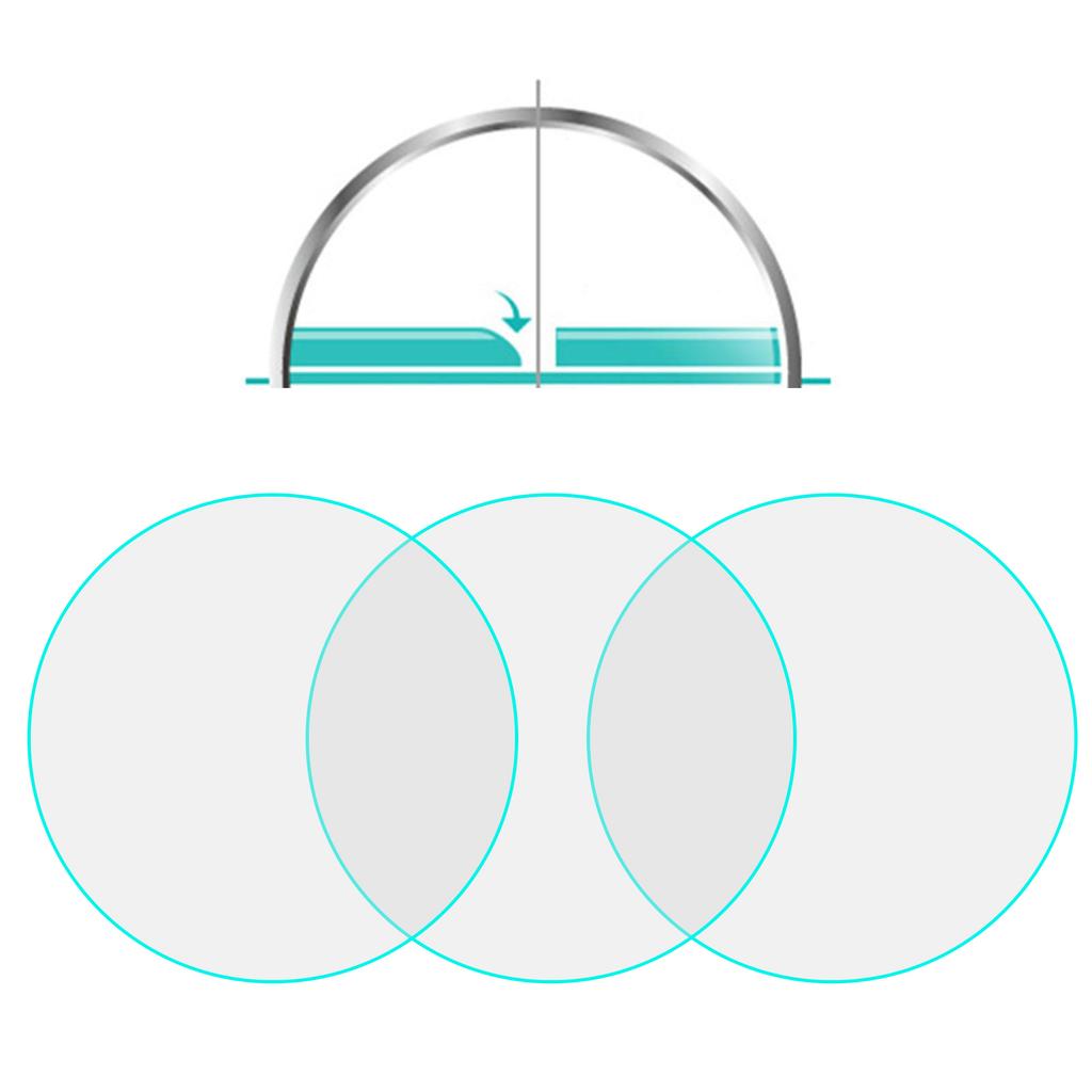 3 Pcs Tempered Glass Film Compatible for Samsung Galaxy Watch4 40mm 44mm Screen Protector