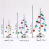 Crystal Christmas Tree Lamp Night Lights Battery Operated Desk Table Lamp Decorative Iron Tree for Living Room Bedroom