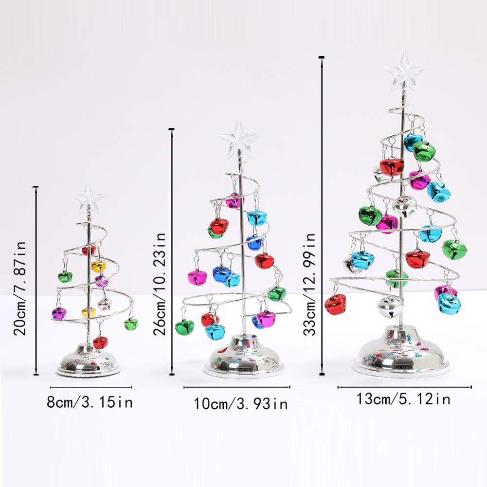 Crystal Christmas Tree Lamp Night Lights Battery Operated Desk Table Lamp Decorative Iron Tree for Living Room Bedroom