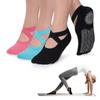 Ayollar uchun Yuqori Sifatli Sirpanmaydigan Pilates Paypoqlari Nafas oluvchan Bandajli Yoga Paypoqlari Paxtadan Fitness Raqsi Barre Balet Sport Paypoqlari