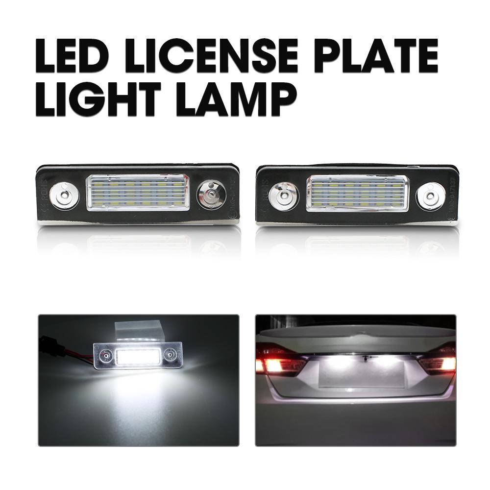 Светодиодный фонарь подсветки номерного знака для Skoda Octavia Canbus - Идеально подходит для новых запчастей для замены автомобиля