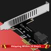 Карта расширения PCIE X4 на SFF8643 PCI-EX4/X8/X16 PCI E на SFF-8643 NVMe SSD райзер Адаптер PCIE на U2 твердотельный накопитель