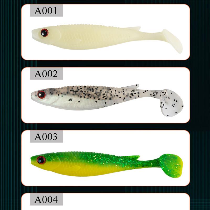 Bait Ftk Fake 10cm Fish Soft Bait Bass Bait 8g Fishing Tackle 5piece Fishing Bait Fixture