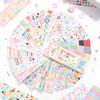30sheets/lot Ins Style Star Circle Geometric Basic Pattern Stickers DIY Diary Scrapbook Planner Aesthetics Supplies