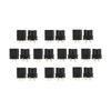 10 Pairs XT30 Male-Female Connectors | Gold-Plated Copper | High Quality for RC LiPo Batteries, Helicopters, Quadcopters | Black, Plastic