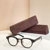 M-150 New Fashion Trend Vintage Solid Thick Acetate Eyeglasses Frame Retro Round Stereo Style Women Man Unisex A+ High Quality
