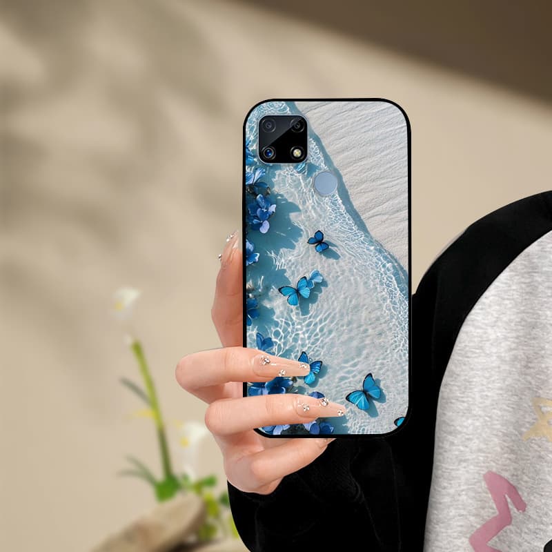 Silicone Phone Case For Realme C25s C25 Cover Painted Soft For Realme C25 C25S C21 C21Y C25Y Phone Case RealmeC25s C 25 s Funda