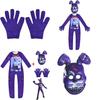 Сундроп ФНАФ Игрушечный Медведь Косплей Костюм Боди Комбинезон Маска Перчатка Для Пасхальных Праздников