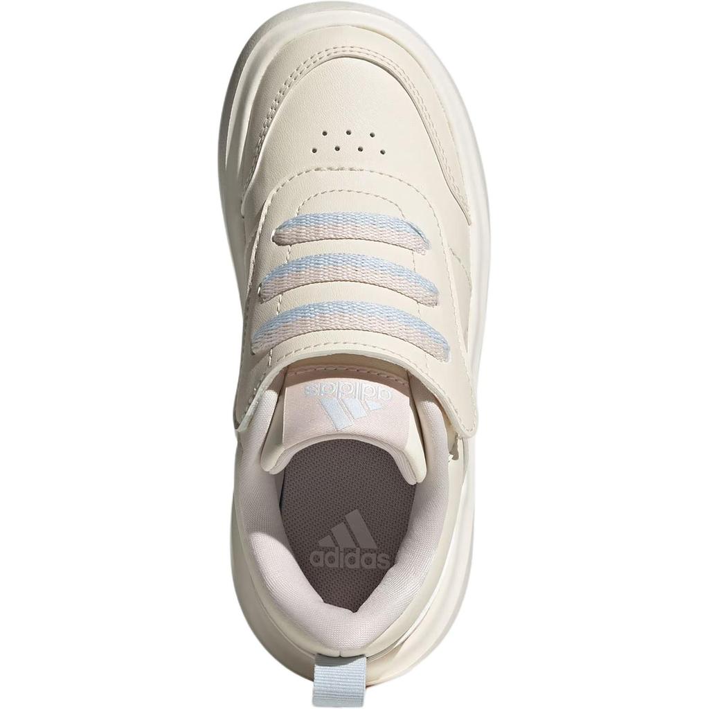 Adidas Park St Synthetic Leather Comfortable Versatile Durable Low-Top Casual Shoes Kids Casual Shoes Light-Blue JR2135