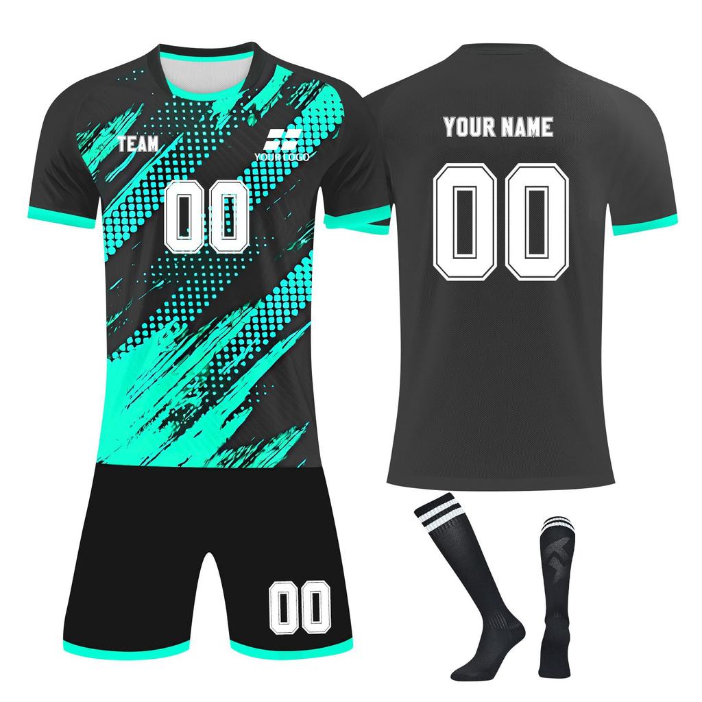 Personalised Shirts Kit Mens Girls With Name Number Custom Football Jerseys For Boys Training Suit