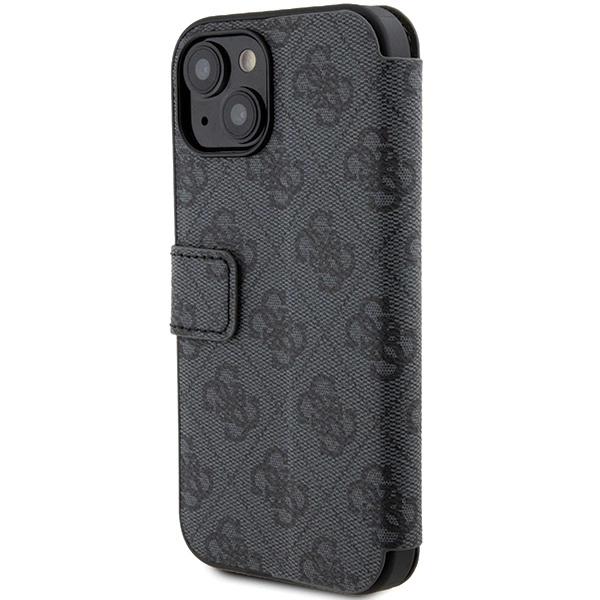 Etui Guess 4G Metal Logo Na Iphone 15 / 14 / 13 - Szare
