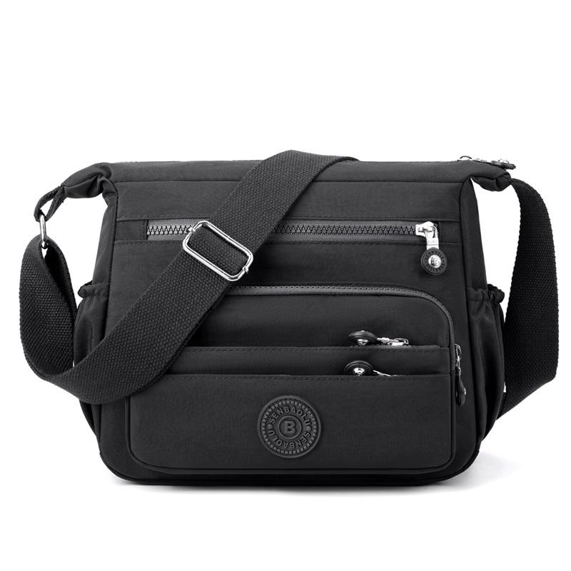 Нейлоновая ткань, кроссбоди, водонепроницаемая, повседневная холщовая сумка