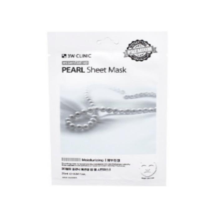 [3W Clinic] Маска-пленка Essential Up (10 листов) / Функциональная маска для отбеливания и разглаживания морщин / Сертификация cGMP