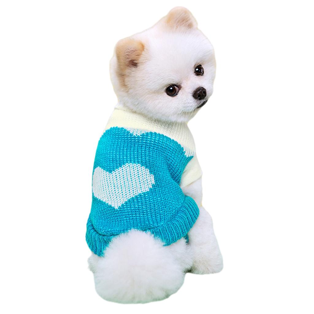 Cat Dog Sweater Warm Pet Clothes for Spring Autumn Pet Puppy Winter Clothing Pullover Sweater Small Dog Pet Accessories
