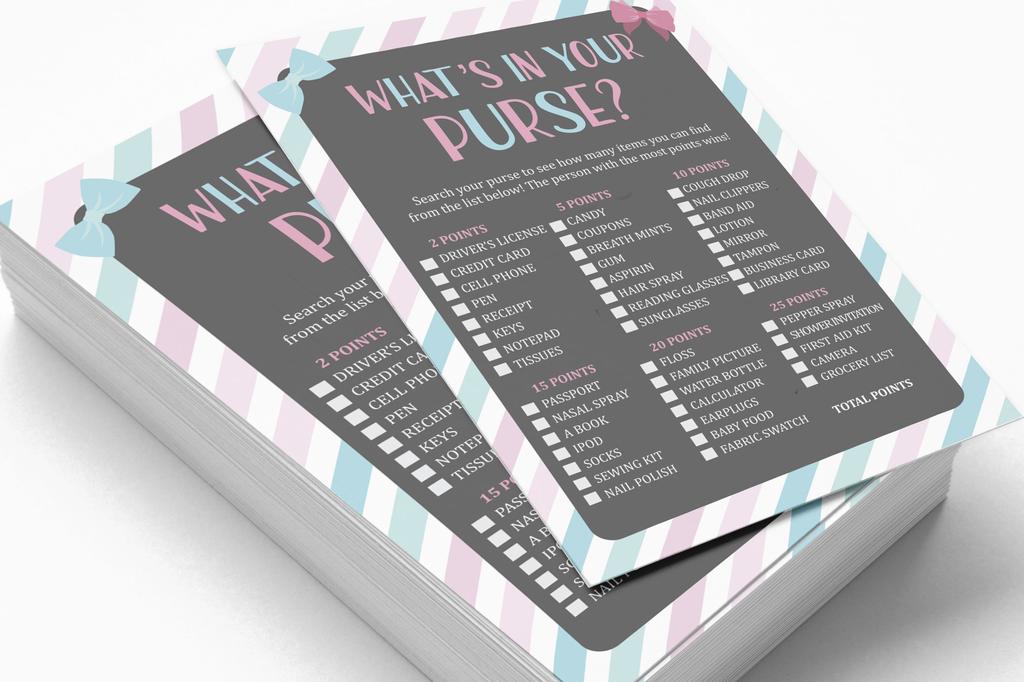 Inkdotpot 50 BabyA AlphabetA ABCA GameA Stripe Gender Reveal Baby Shower Game Ita s A Boy Ita s A Girl Party