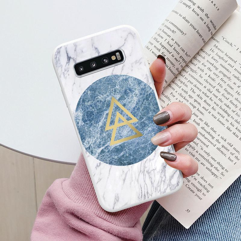 Цветной Роскошный Мраморный Чехол Для Samsung Galaxy S10 S 10 Plus S10E Fundas Мягкий ТПУ Защита Задняя Крышка Для Samsung S10 Ударопрочный