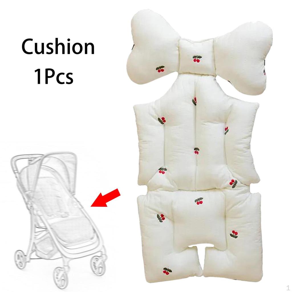 Подушка для детской коляски, дышащие детские аксессуары, мягкая поддержка, удобная утолщение