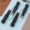 2.0 2.5 3.5 4.5 5.0mm Leather Edges Crafting Tool Leather Edges Creaser with Handle Leather Craft Tool