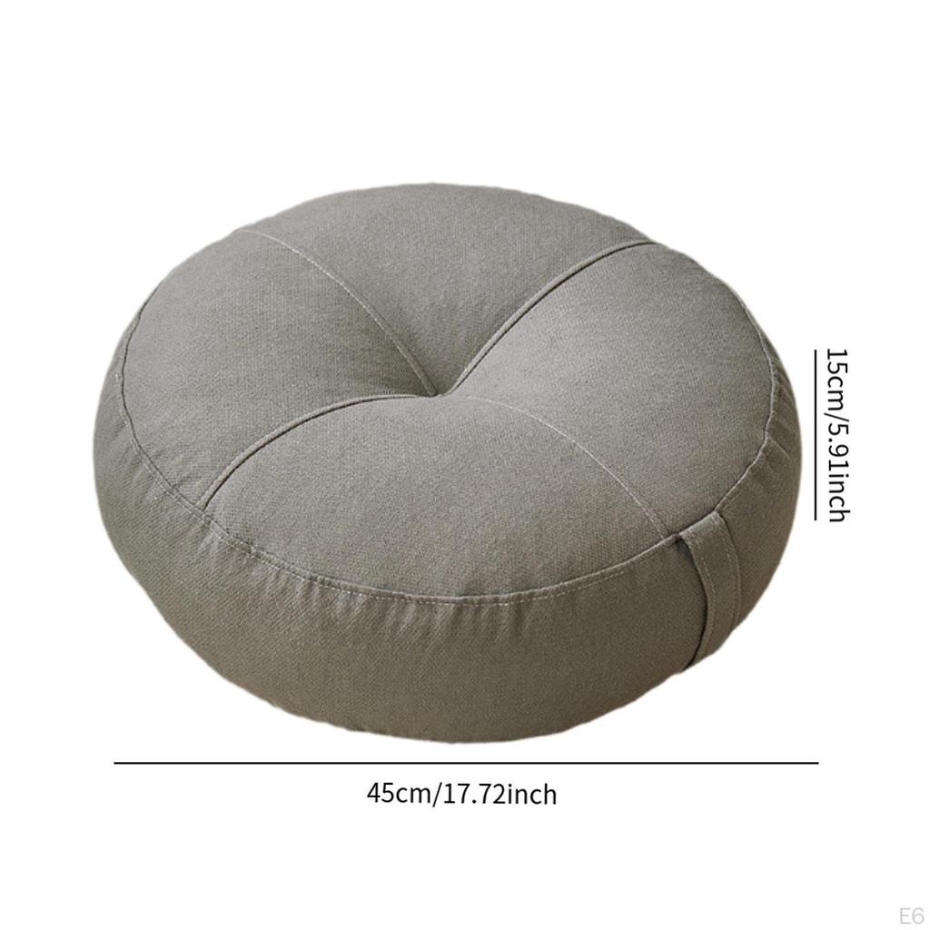 Round Cushion, Decorative And Soft, Meditation Cushion for Home, Sofa, Chair, Bed, Car, Indoor,