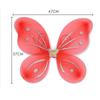 3Pcs/Set Girls Kids Halloween Dressing Up Fancy Dress Glitter Butterfly Costume Fairy Wing