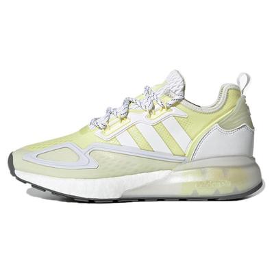 Женские кроссовки Zx 2K Boost Белые с желтоватым оттенком GX2711