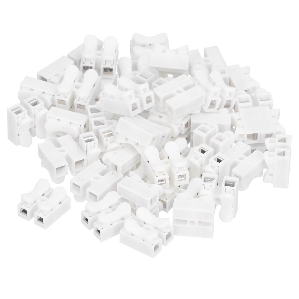 200PCS 10A Press Terminal Connectors 250V Quick Connector Cable Clamp For Automotive
