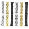 Тонкий стальной ремешок для часов Casio стальной наручный ремешок a158 / a159 / A168 /a169 /b650 /aq230/ 700 маленькая золотая серия часов 18 мм Ремешок
