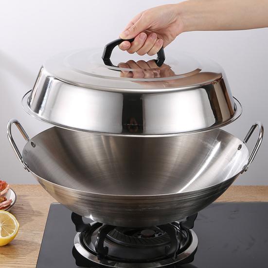 Круглый купол для плавления сыра с термостойкой ручкой Прочный, нержавеющий, можно мыть в посудомоечной машине Утолщенная сверхпрочная крышка кастрюли