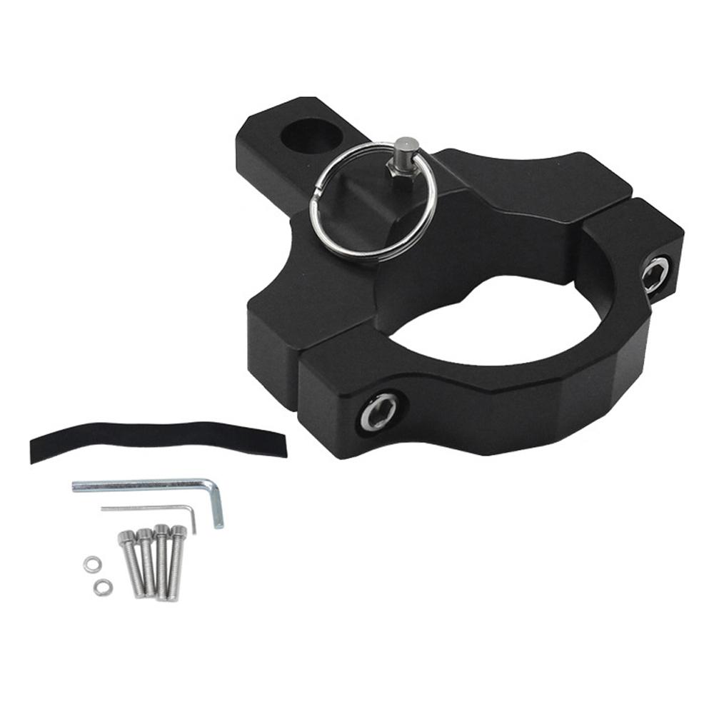 UTV ATV Motorcycle Lamp Mount Bracket Aluminum Alloy LED Whip Light Adjustable Bracket for 1.75-2in Roller Bar