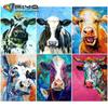 5D Diamond Embroidery Sale Cow Cross Stitch Diamond Painting Animals Square Full Drill Needlework Home Decoration