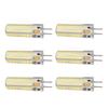 6Pcs GY6.35 LED Bulb 7W AC DC12V 700lm 72 LEDs 360 Degree LED Corn Light Bulb for Pendant Lamps