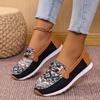 Luxury Designer Women Loafers Fashion Casual Wedge Heel Lightweight Woman Sneakers Autumn Breathable Slip-On Vulcanized Shoes