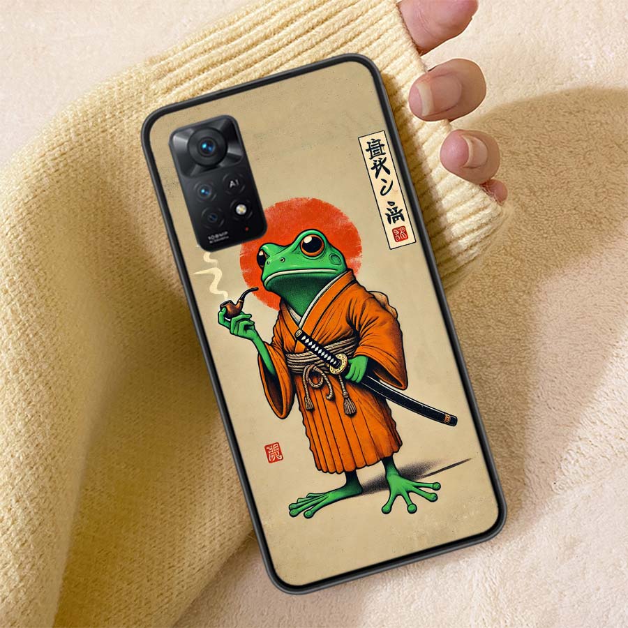 Cute Mouse Axolotl Frog Wizard Phone Case For Redmi Note 13 14 15 Pro Plus 12 13C 12C 15C 9 10 10C 9T 9C 9A TPU Soft Cover Clear