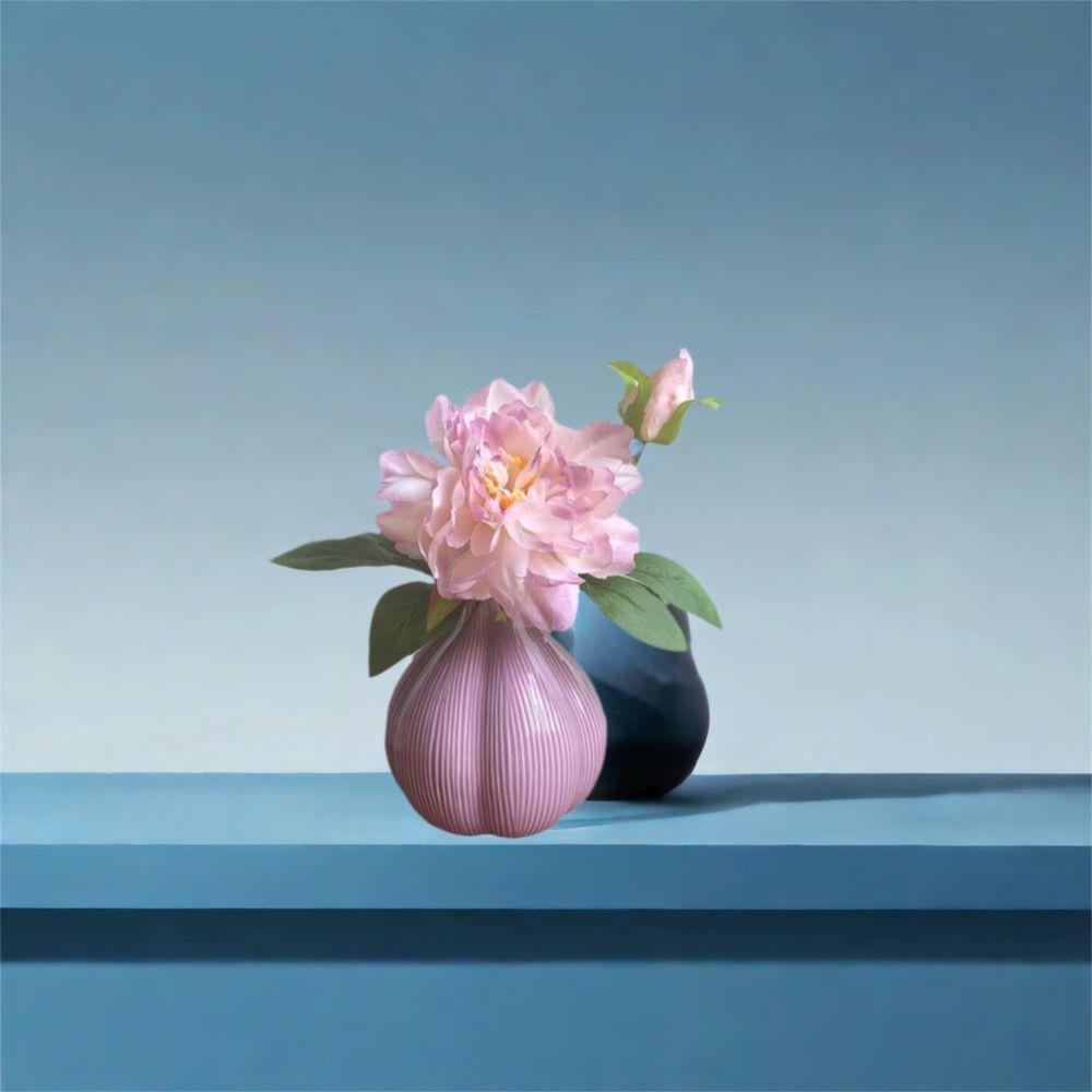 Modern Onion Ceramic Vase Minimalist Flower Pot Desktop Ornament Garlic Shape Vase Dried Flower