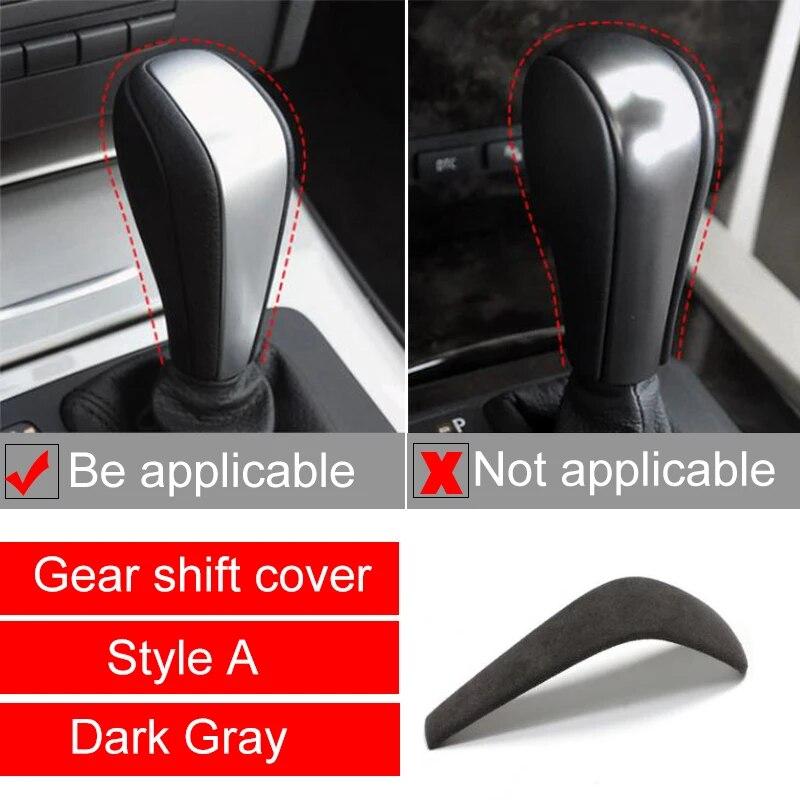 Высококачественная замшевая упаковка, чехол для ручки переключения передач, отделка из АБС-пластика, декоративные наклейки, аксессуары для BMW 3 серии E90 E92 E93 Z4 E89