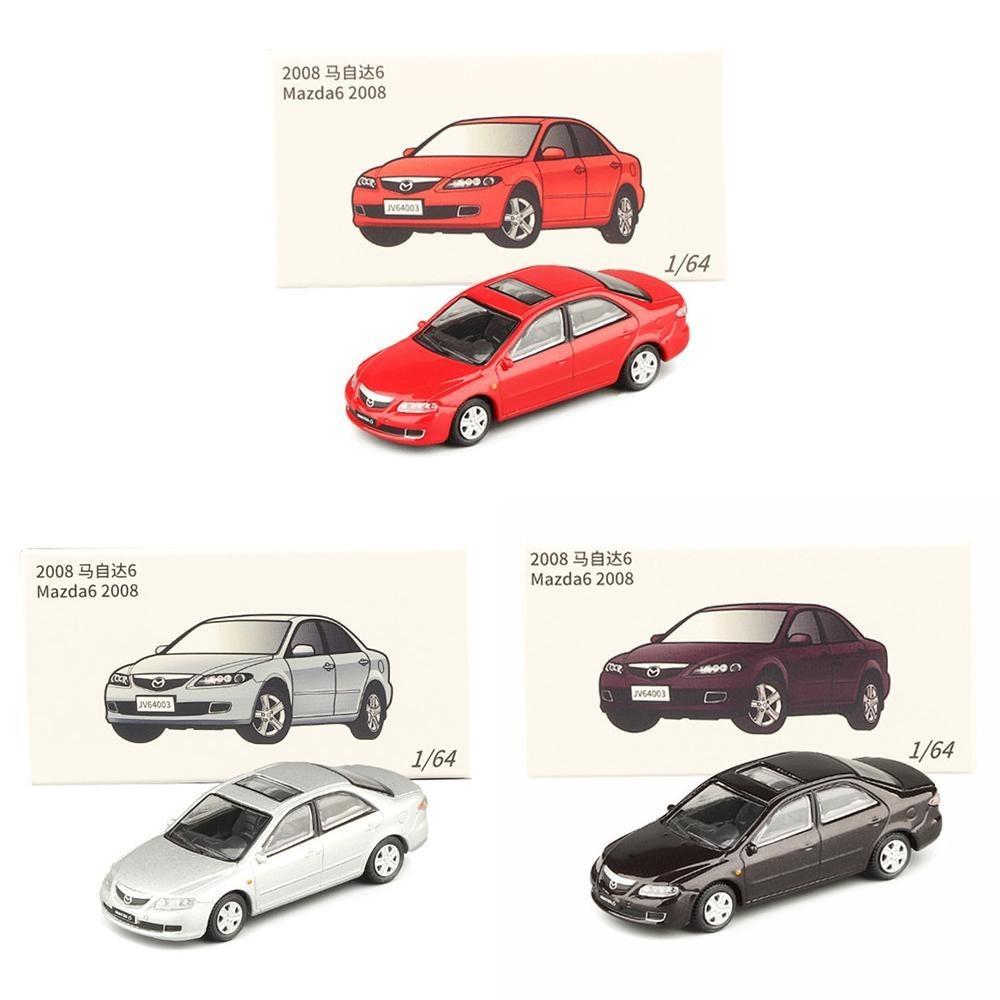 Jkm164 2008 Mazda 6 Спортивный автомобиль Модель из сплава Коллекционная игрушечная машина для мальчиков