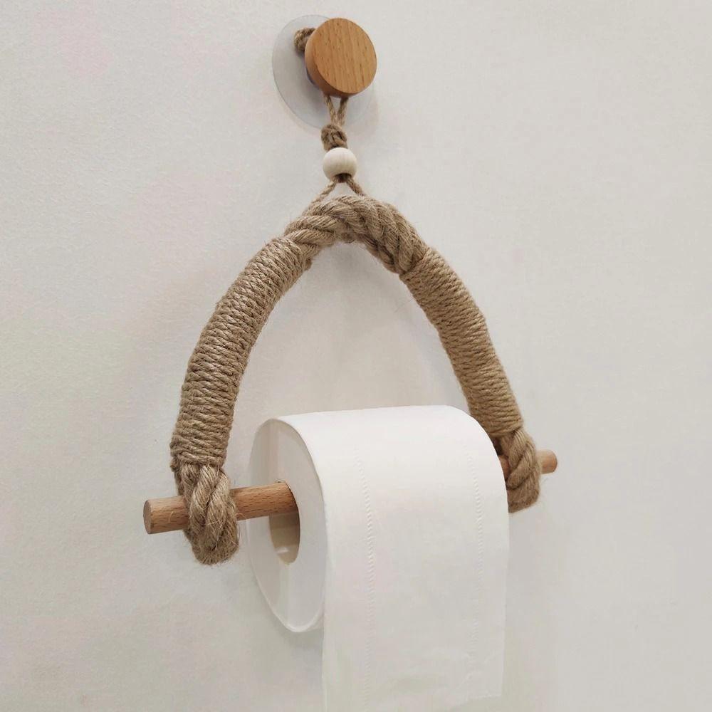 1Pcs with Movable Suction Cup Toilet Paper Holder Toilet Accessories Paper Towel Rack