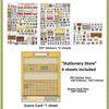 3D Miniature Shop Scene Collection Modern Shop Architecture Stacking Pasting Landscape Sticker Book Scene Game Stickers
