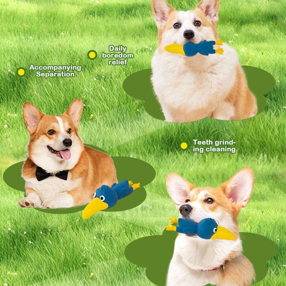 Забавные латексные кричащие игрушки-курицы, устойчивые к укусам, интерактивные игрушки для игры, пищалки для собак, безопасная игрушка для домашних животных для собак для чистки зубов