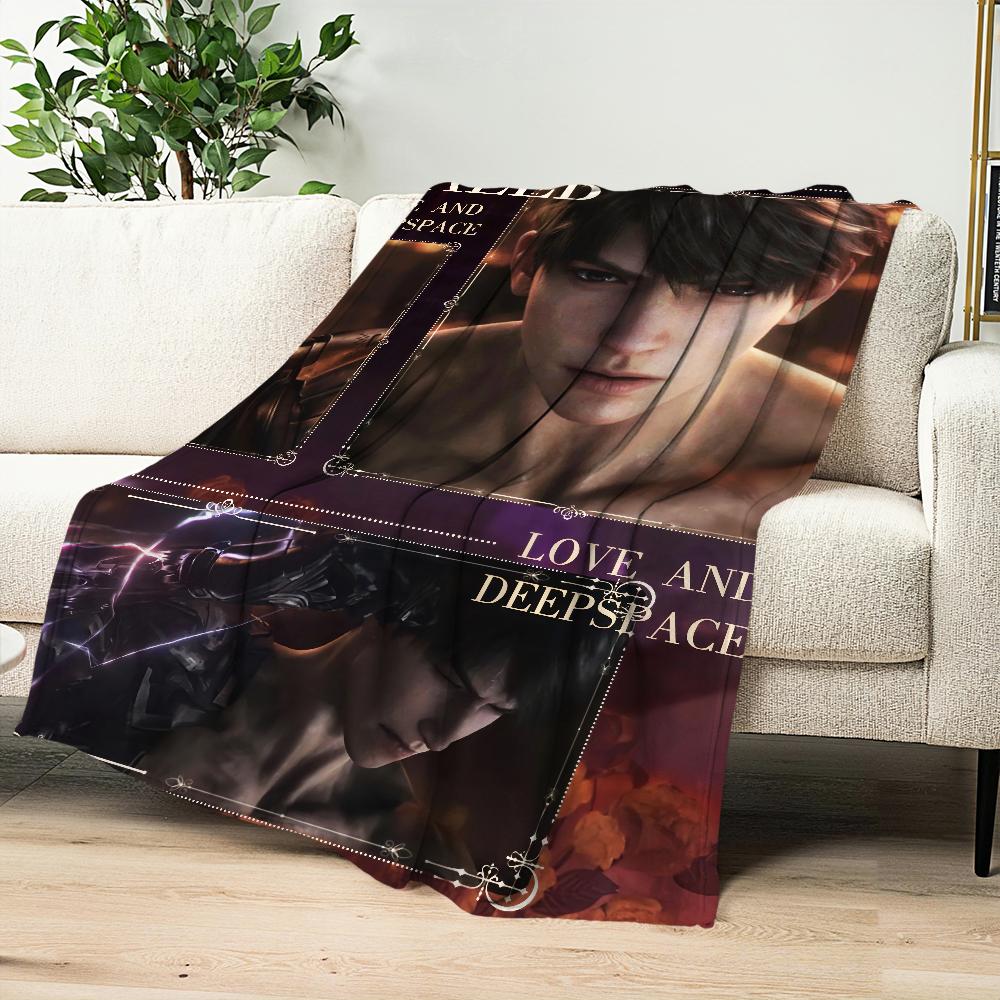 Игровые одеяла L-Love и Deepspace caleb Теплые Мягкие Плюшевые Одеяла для Сна Ковер для Дивана для Гостиной Офиса Спальни Дома Путешествий Подарки на День Рождения