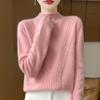 Женский кашемировый свитер Qinghe cashmere 30% кашемир 70% шерсть Женский осенне-зимний кашемировый свитер мягкий и теплый