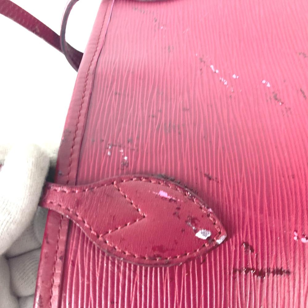 AUTHENTIC Louis Vuitton Epi Neverfull MM Shoulder Bag Tote Bag Fuchsia M40882