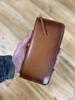 atelierCODEL Long Wallet with Round Made with Genuine Tochigi Made In Japan Men's Zipper, Leather, (Hand-Dyed Brown)