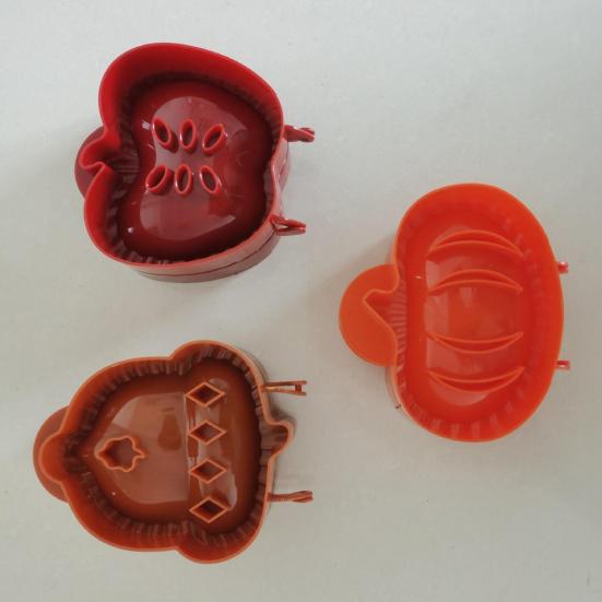 Пресс для теста Форма для карманных пирогов Праздничная Тыква Привидение Летучая мышь Фруктовая форма Форма для печенья Вечеринка Ручной резак для пирогов Украшение для пудинга и торта