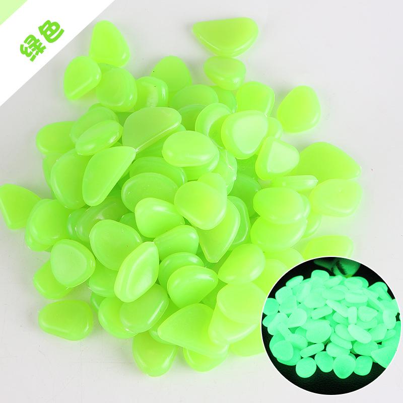 Luminous Garden Fish Tank Pebbles: Fluorescent Artificial Stone