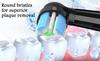 Сменные насадки IO для электрических зубных щеток Oral-B серии iO 2-10 (3 черных + 3 белых)