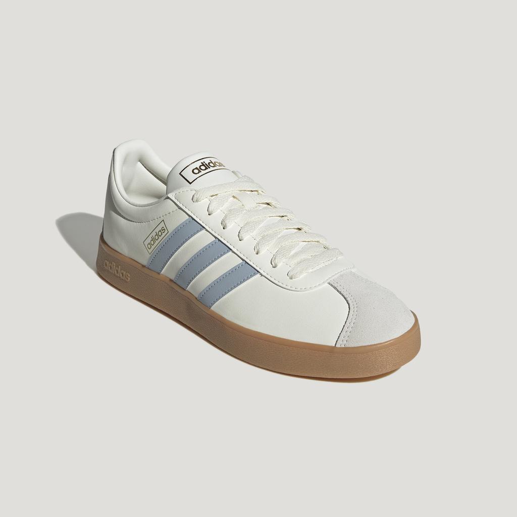 adidas VL Court Classic Цвет: Off White, Wonder Blue, Золотой металлик