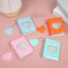 New 3-inch Solid Color Photo Album Love Hollow Photocard Holder with Heart Pendant Kpop Idol Cards Collect Book Polaroid Album