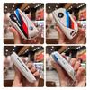 QCSD2 Car Remote Key Cover Case Shell Key Bag for BMW X1 U11 X7 G81 M3 X5 G05 LCI I7 IX XM Series 7 740Li U06 2023 2024 Car stickers