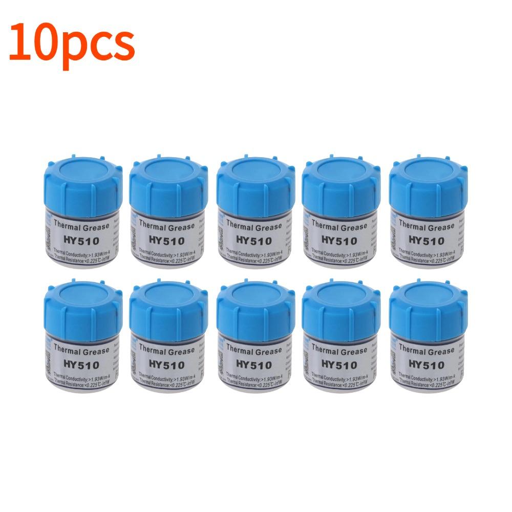 1/-10Pcs 10G Hy510 Silicone Thermal Paste Cpu Thermal Paste For Conductive Grease Heatsink Cpu Gpu Chipset Notebook Cooling Set